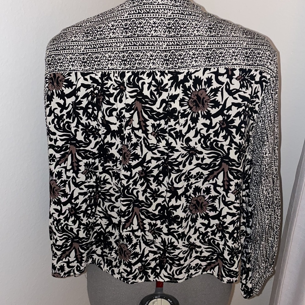 Free People Cropped Open Blouse - Picture 3 of 10